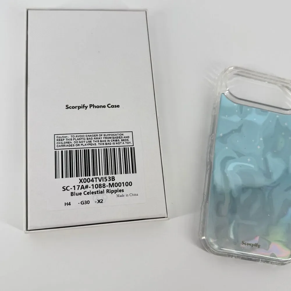 NEW Scorpify Apple iPhone 17 Air Phone Case Blue Celestial Ripples MagSafe